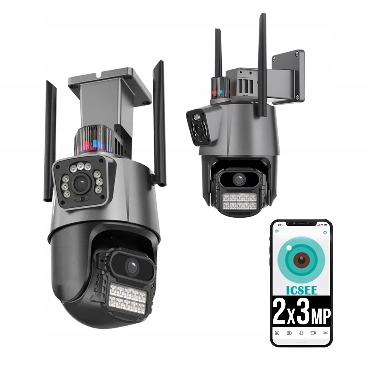 Vnútorná, vonkajšia IP kamera ST-593-6MP